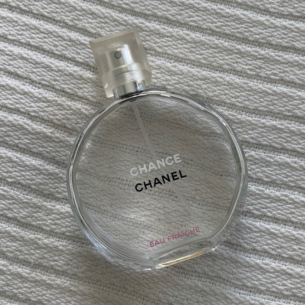 Empty Chanel Chance Bottle Eau Fraiche